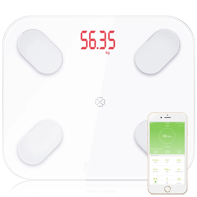 JUFIT весы для тела Bluetooth умные бытовые электронные домашние сжигания жира