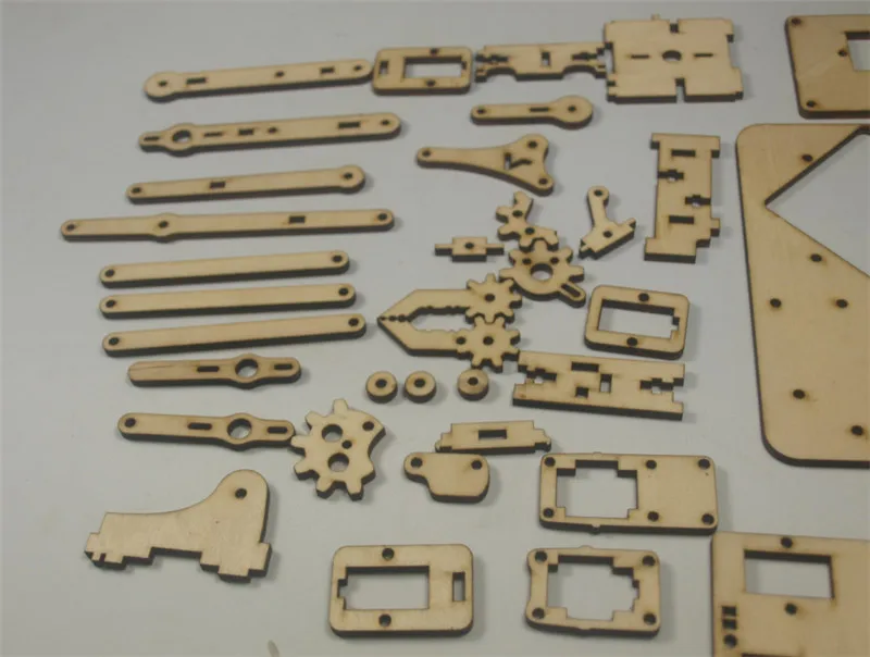 Fussor для DIY MeArm ваш робот v1.0 лазерная резка деревянный набор толщина 3 мм карманный