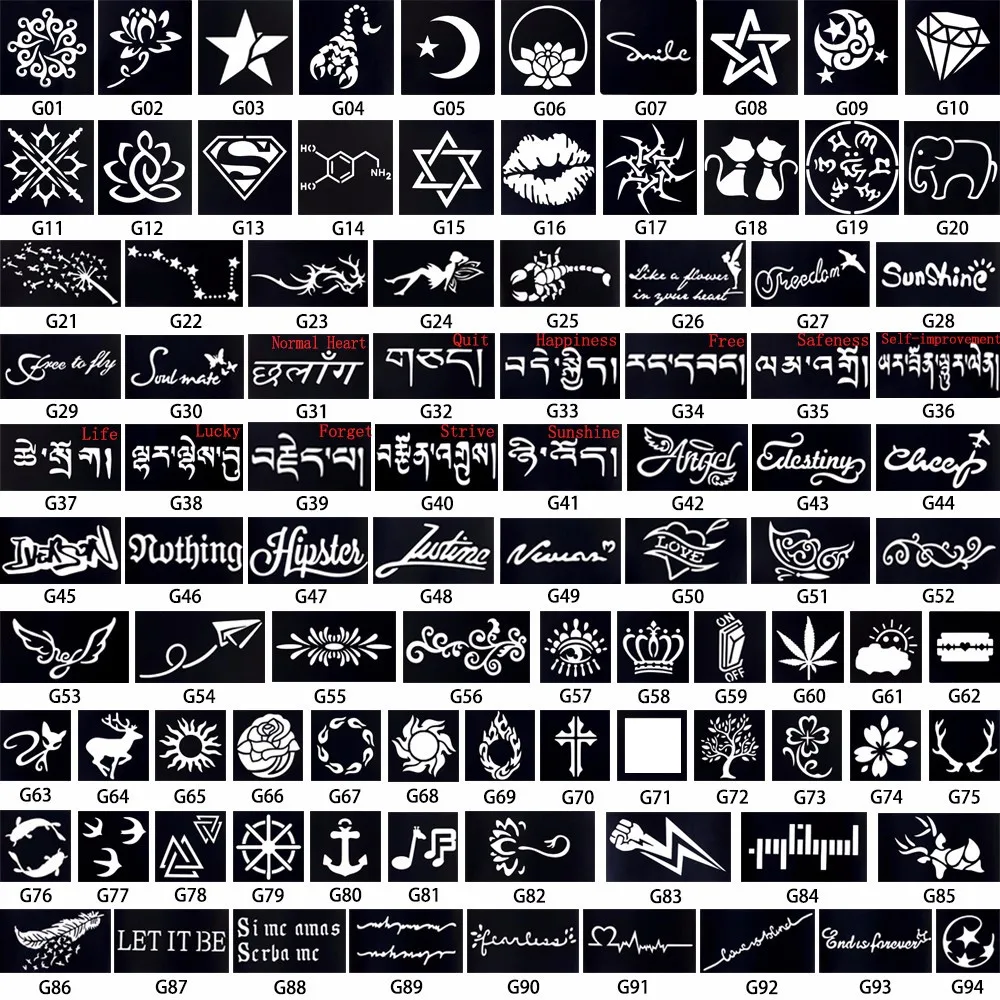 Соблазнительная губная помада водостойкие трафареты для татуировки женский