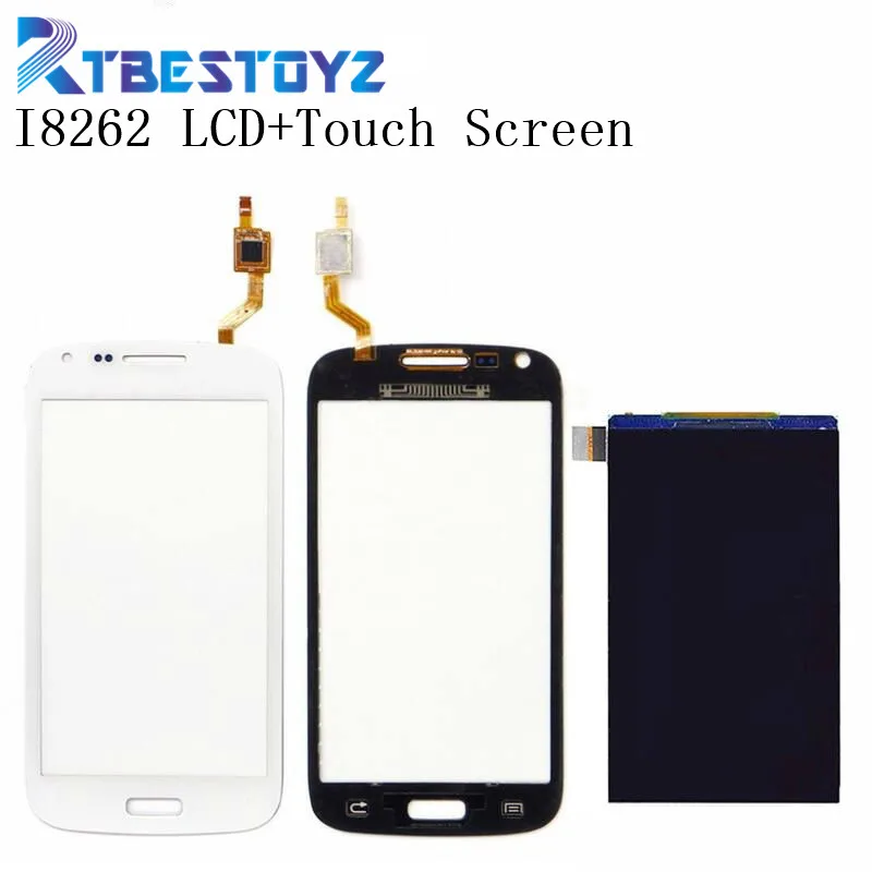 

RTBESTOYZ Original LCD Display + Digitizer Touch Screen Replacement Parts For Samsung Galaxy Core Duos i8260 i8262