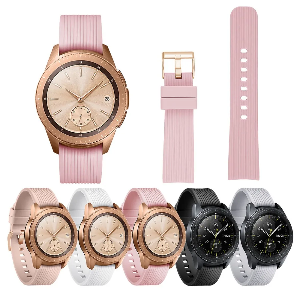 Силиконовый 2018 Новый ремешок для часов Samsung Galaxy Watch 42 мм SM-R810 смарт-ремешок