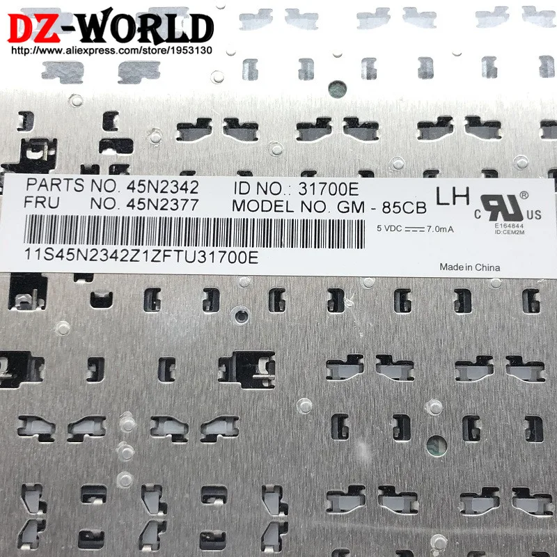 

SK New/Orig for Thinkpad SL410 L410 L412 L420 L421 SL510 L510 L512 L520 Slovak Keyboard Teclado 45N2377 45N2342 45N2447 45N2307
