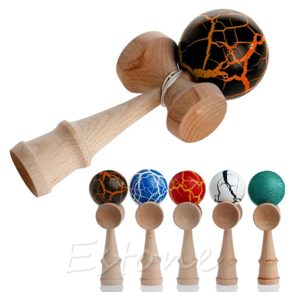 

2020 New High Quality Safety Toy Bamboo Kendama Best Wooden Toys Kids Toy