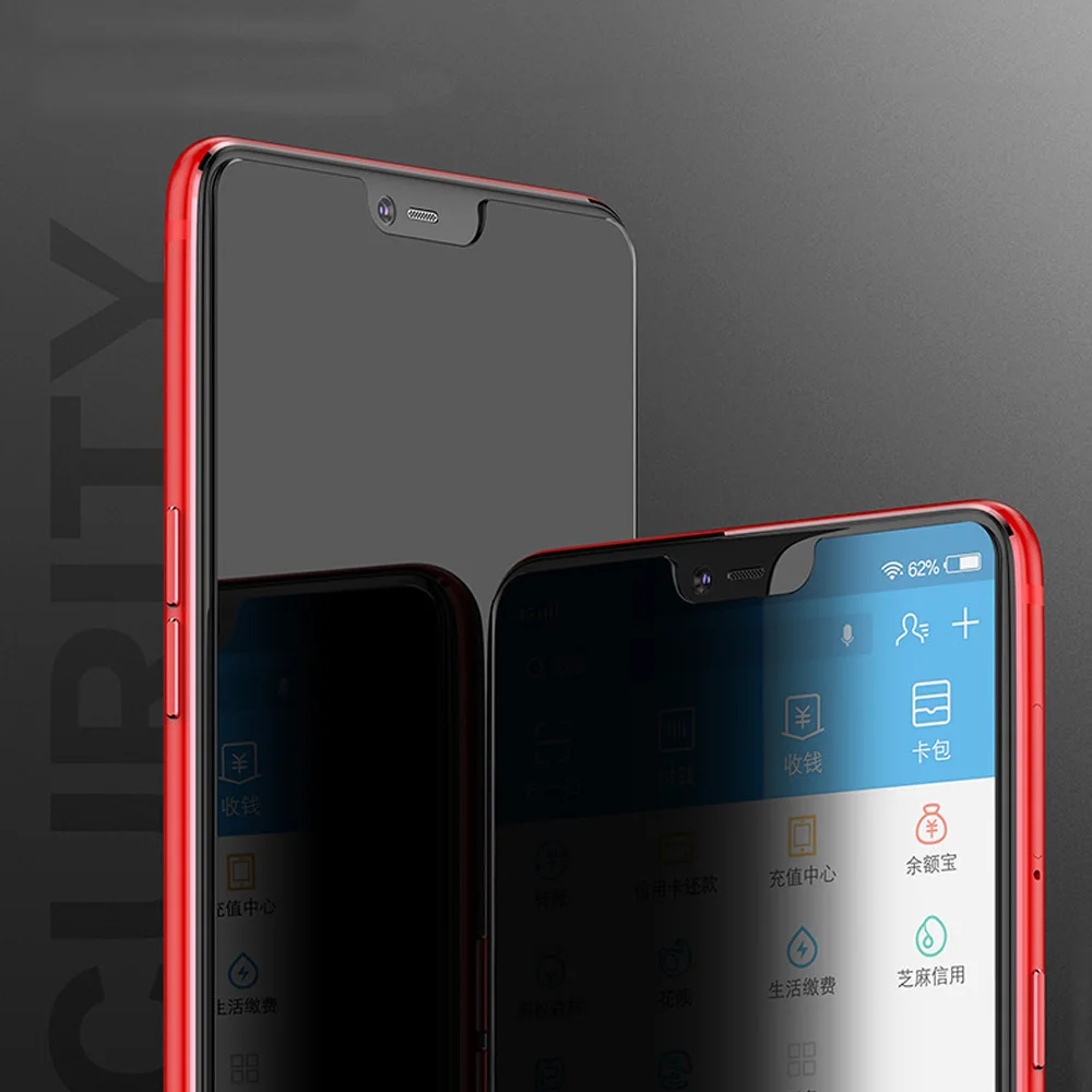 9H Privacy Screen Protector for XiaoMi Redmi 4a 4X 5A 6A 6 5 Plus Anti Peeping Tempered Glass Note 4 7 Pro | Мобильные телефоны и