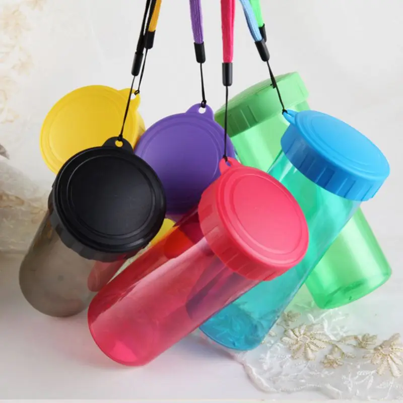 430 мл бутылка для воды с лимоном my bottle пластиковые бутылки lovely bootle прозрачный botella