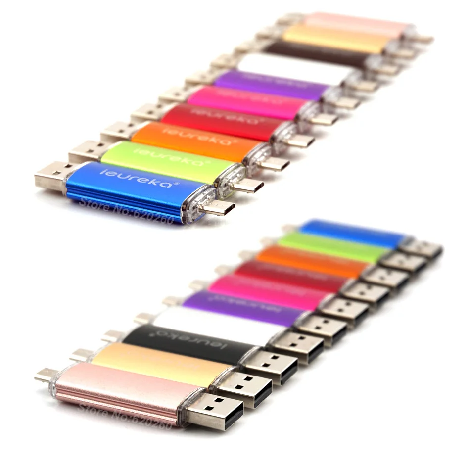 OTG флеш накопитель 64 ГБ USB накопители для смартфона мобильного телефона планшета