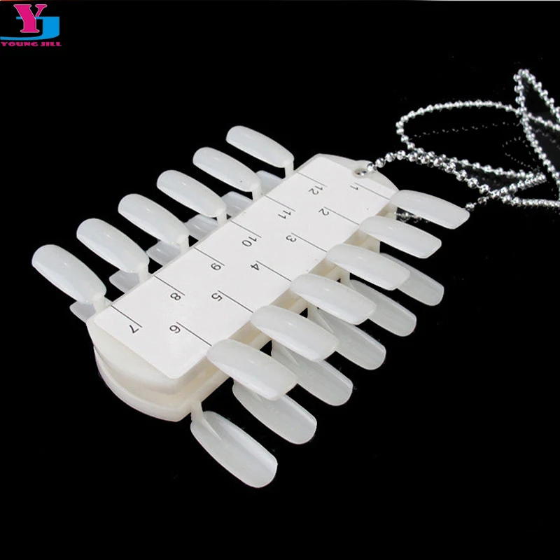 Акриловый Гель лак с 24 цветовыми схемами дисплей металлической цепочкой Палитра