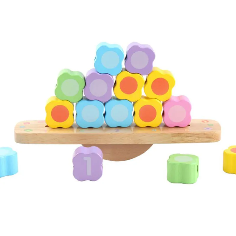 Креативные полезные Развивающие деревянные Бисероплетение баланс игровые блоки