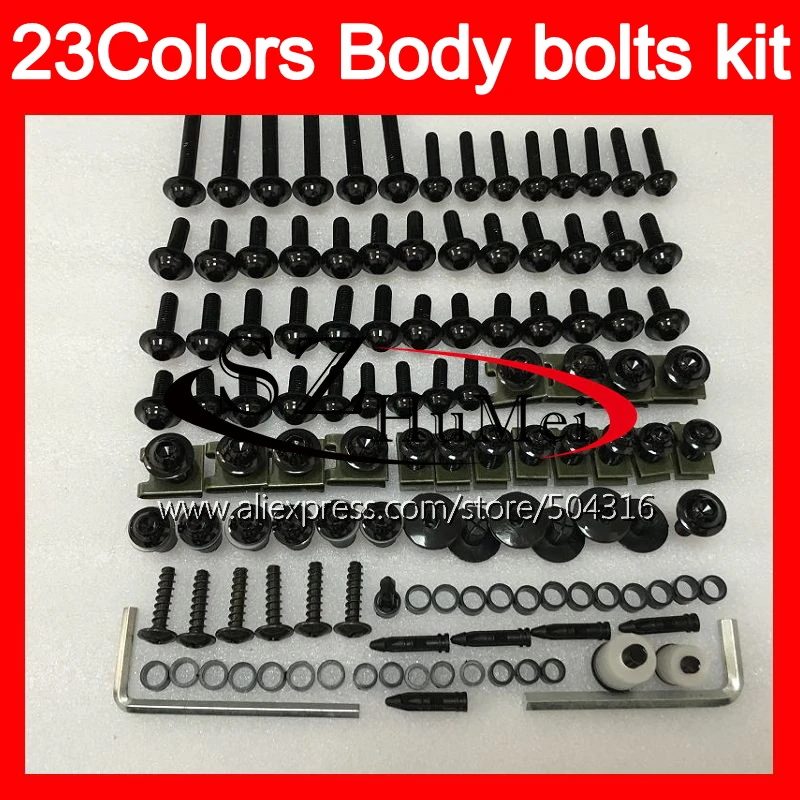 

Fairing bolts full screw kit For KAWASAKI ZX14R 06 07 08 09 11 ZX 14R ZX-14R 2006 2007 08 2009 2011 Windscreen bolt screws Nuts