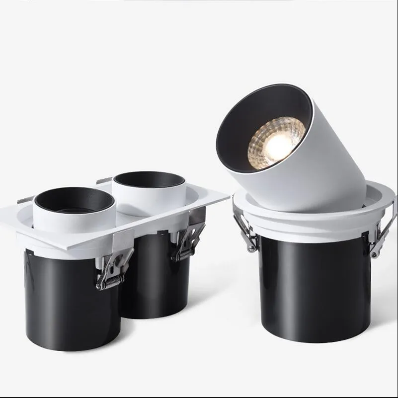 Новые высококачественные шкафы CREE LED stretch downlight 12 Вт 20 24 одежда встроенный