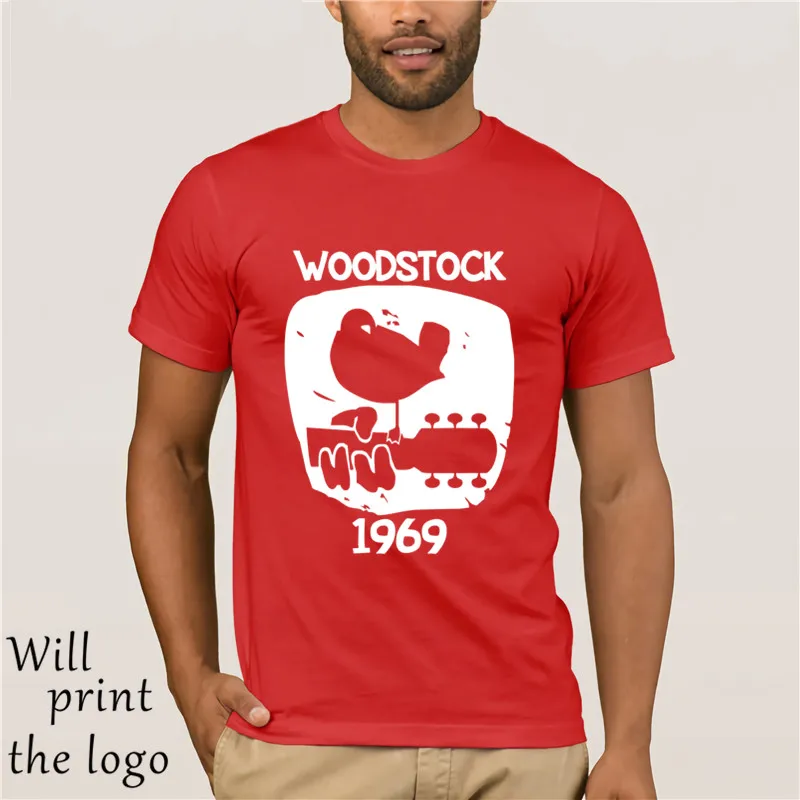 WOODSTOCK винтажные мужские классические футболки с принтом новые Забавные и блузки