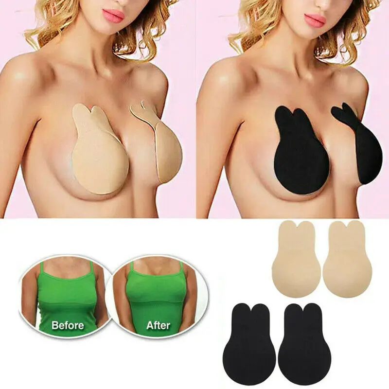 1 пара Женский силиконовый бюстгальтер невидимый пуш ап сексуальный лифчик без