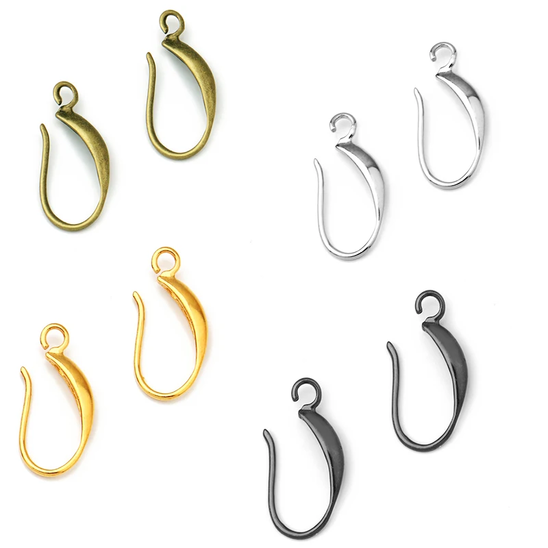 Серьги-Крючки с петлей ювелирные изделия из латуни разноцветным покрытием 15 мм 19