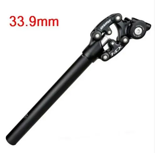 black 33.9mm 27,2 28,6 30,0 30,4 30,8 31,6 33,9*350 мм подседельные штыри Suntour NCX демпфирования Подседельный штырь для стойка сидения для горного велосипеда - Цвет: black 33.9mm
