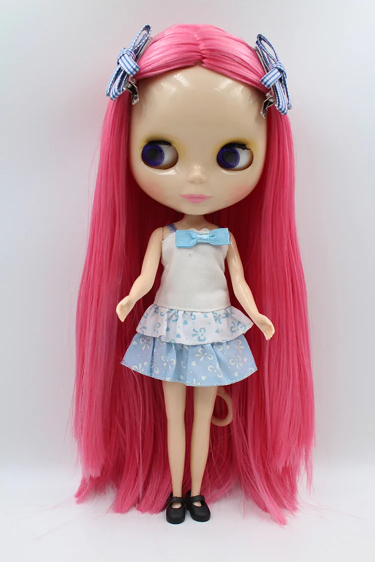 Blygirl Blyth doll Pink straight hair NO.30BL580 ordinary body 7 joints normal skin | Игрушки и хобби