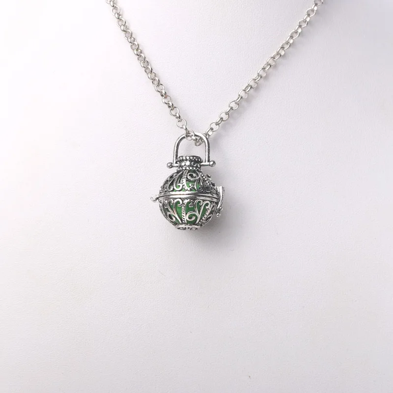 Ожерелье с аромадиффузором винтажные кулоны подвеска для духов эфирное масло