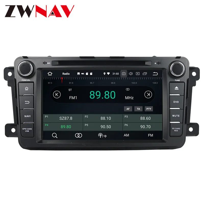 Android 9 автомобильный dvd-плеер gps навигация для Mazda CX-9 2009+ мультимедийная Главная панель стерео магнитофон 2 din радио