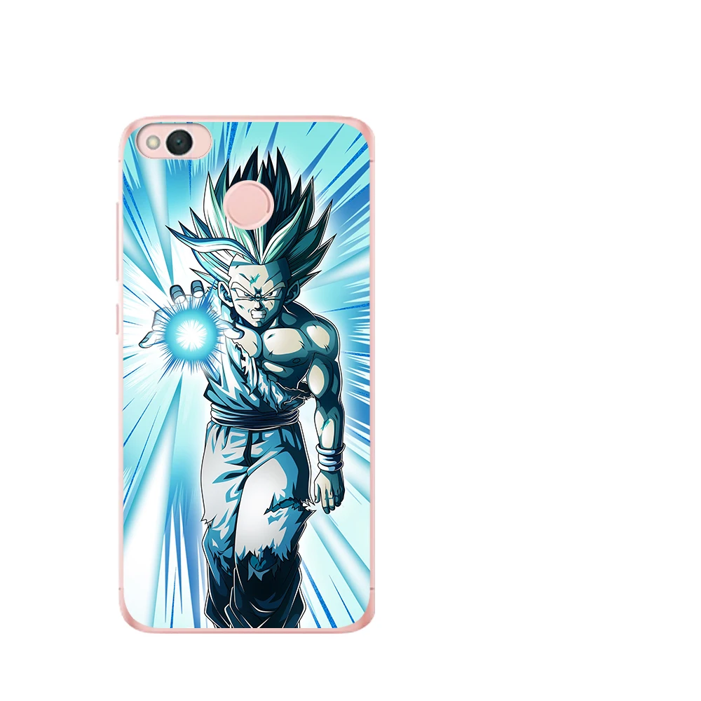 Для Xiaomi Redmi 6 6A 5A 4 4A 4X Mi 8 9 a1 a2 5X Coque Etui чехол Роскошный Dragon Ball Super Son Goku мультяшный для