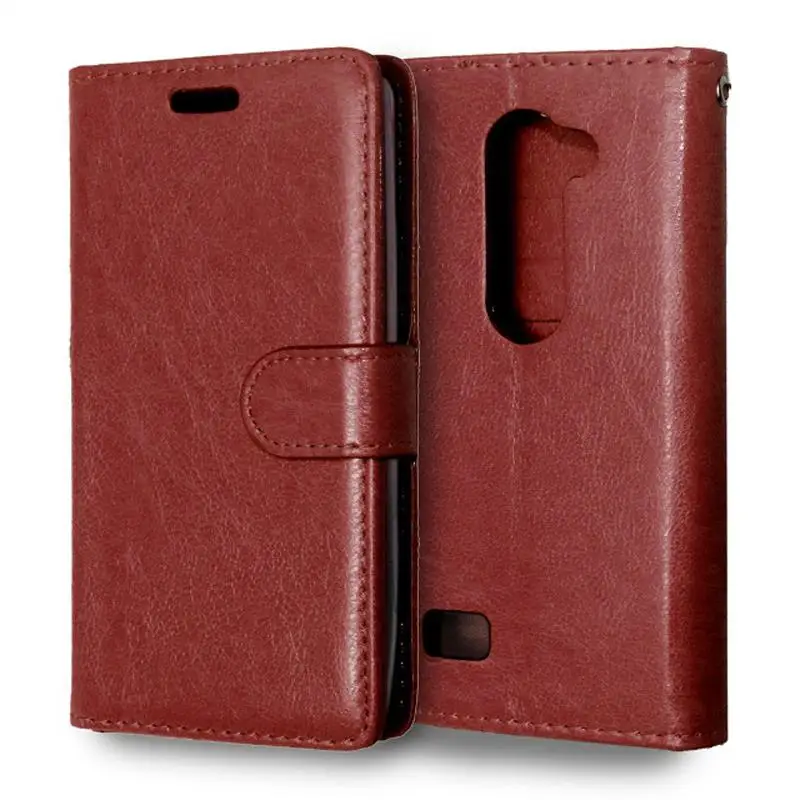 Винтажный чехол-кошелек из искусственной кожи с откидной крышкой для LG Leon C40 4G LTE