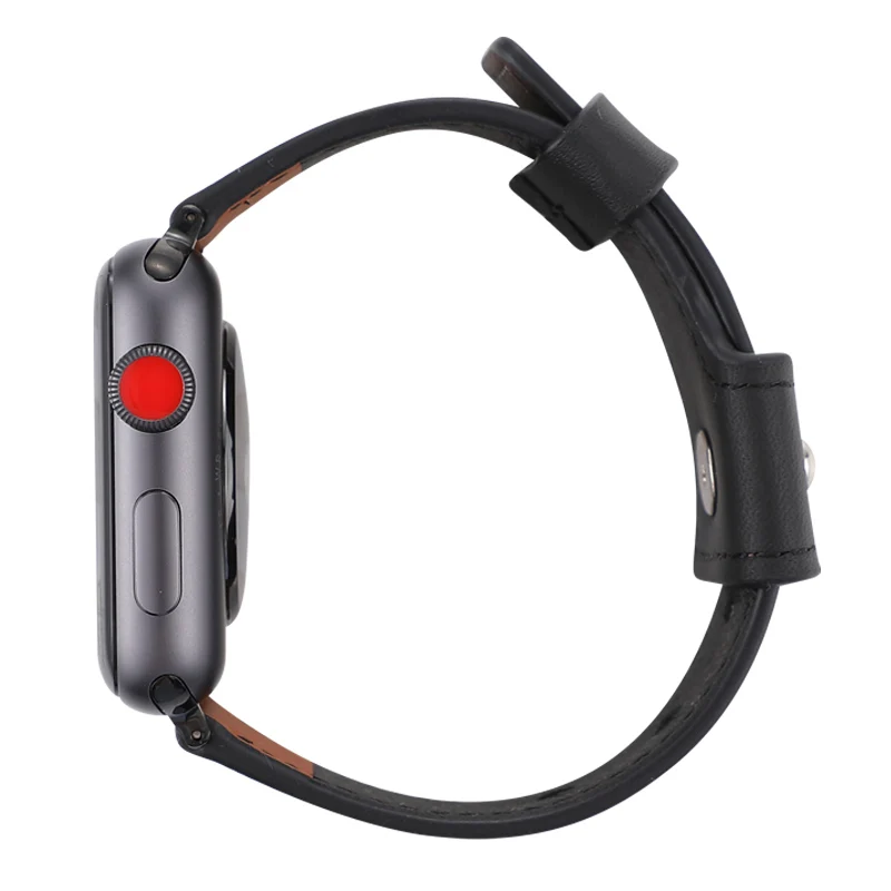 Новый кожаный ремешок для Apple Watch band 4/3/2/1 спортивный l образный браслет iwatch серии