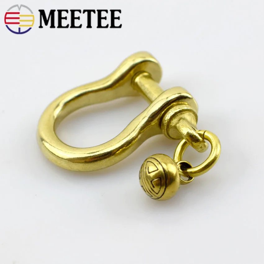 Металлическая D Скоба колокольчик кольцо в виде застежки брелок кошелек цепи