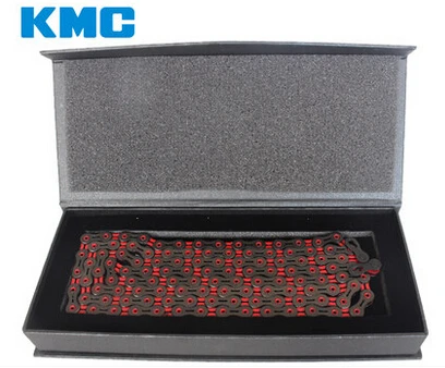 X11SL Kmc x11sl x10sl dlc 11 10 цепь с Красным бриллиантом и черным бриллиантом, карбоновая цепь, ультра-светильник, цепочка для изменения скорости - Цвет: X11SL