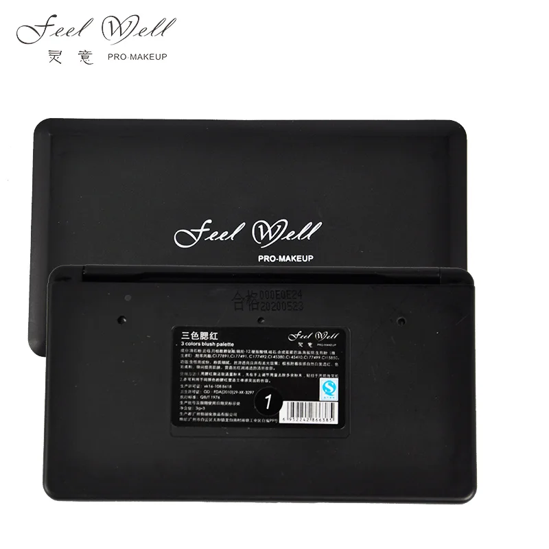 Чувствуйте себя хорошо 3 вида цветов матовые натуральные лица прессованные