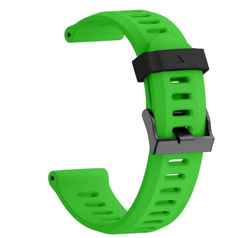 Green Силиконовый ремешок для часов Garmin Fenix 5X3 3HR для спорта на открытом воздухе силиконовый сменный Браслет для Garmin 26 мм ремешок - Цвет ремешка: Green