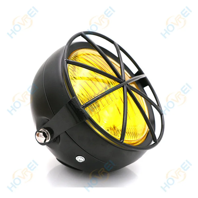 Новинка мотоциклетная фара 35 Вт в стиле ретро налобный фонарь маска для кафе