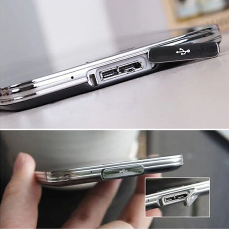 1 шт USB Зарядное устройство Док-станция зарядный порт крышка для samsung Galaxy S5 i9600 зарядный порт Пылезащитная заглушка Замена
