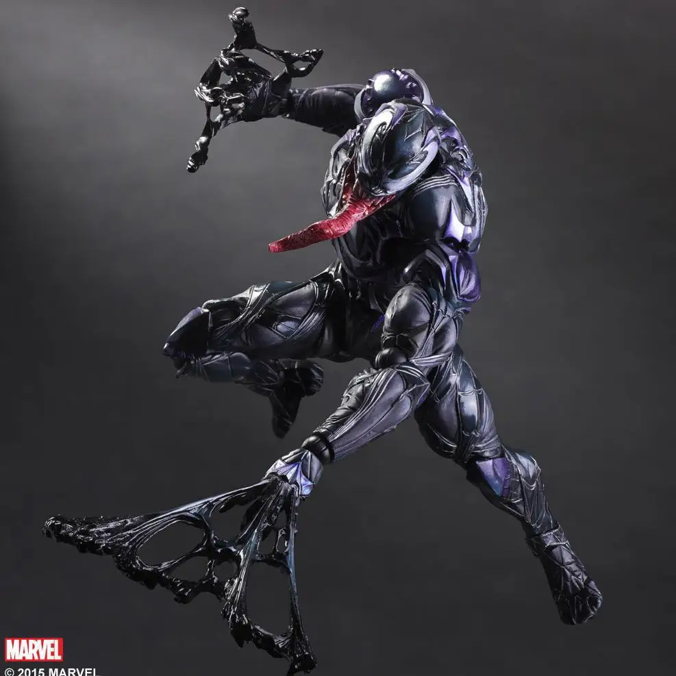 Play Arts Venom Фигурка Человека-паука Серия Модель игрушки 25 см