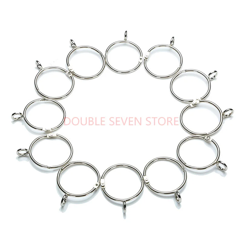 Круглые крючки для душевой занавески из нержавеющей стали 12 шт. 5 см