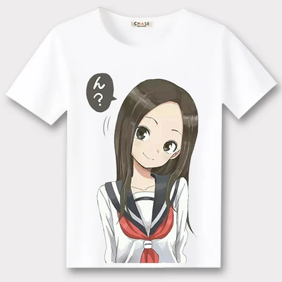 Новые футболки Karakai Jouzu no Takagi-san the Master of Teasing, футболка для косплея, топы с короткими рукавами, футболки для женщин и мужчин - Цвет: 10