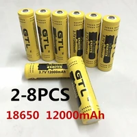 100 new original ncr18650b 3 7 v12000 mah 18650 lithium rechargeable battery large capacity gtl evrefire