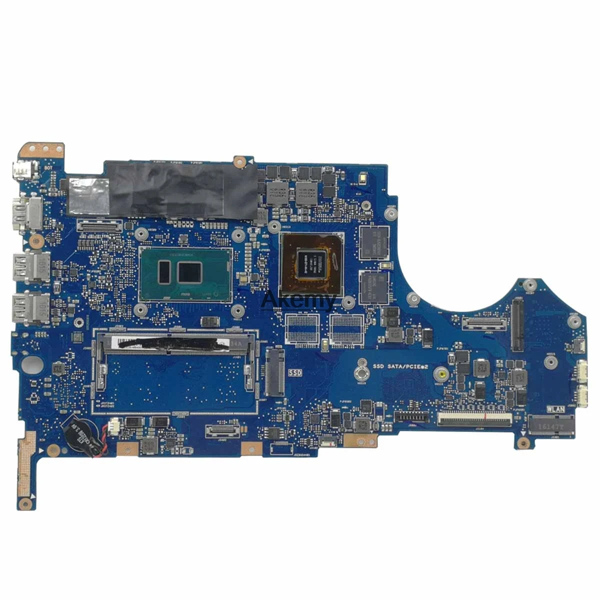 laptop motherboard for asus q534u q534ux q534uq q534uqk mainboard with gtx940m2gb video card i7 6500u 8gb ram free global shipping