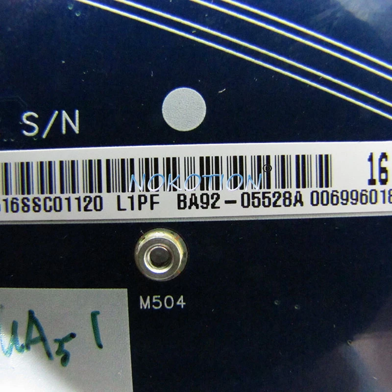 NOKOTION BA41-01039A BA92-05528A BA92-05528B BA92-05711A для samsung R522 R520 Материнская плата ноутбука GM45 DDR2 процессор