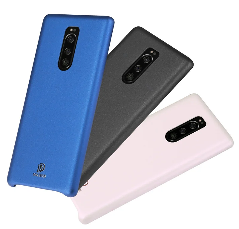 DUX DUCIS чехол для sony Xperia 1 PU кожаный защитный чехол прозрачный