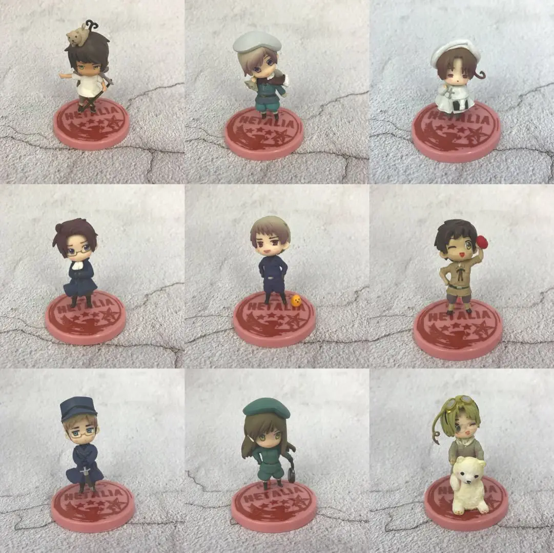 9 шт./компл. аниме оси силы экшн-фигурка хеталия обновление Италия Соединенные