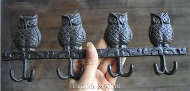 Набор крючков для стен из чугуна и совы|set|set hooksset casting |