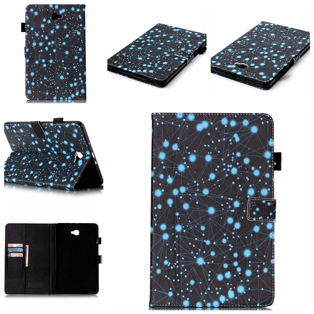 2017 Гибридный флип чехол из искусственной кожи с подставкой умный для Samsung Galaxy Tab A