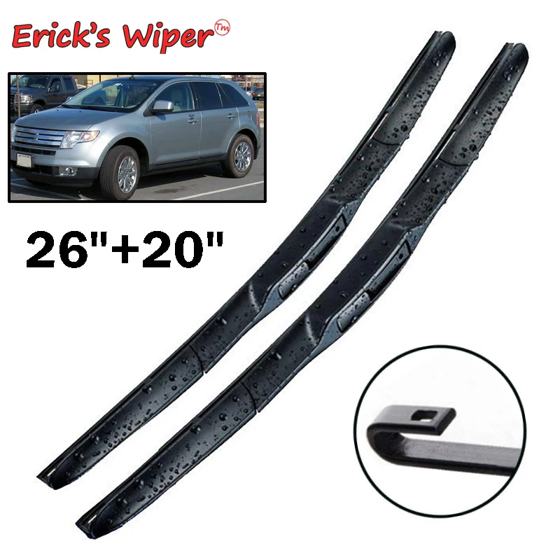 

Erick's Wiper Front Wiper Blades For Ford Edge mk 1 2007 - 2014 Windscreen Windshield Front Window 26"+20"