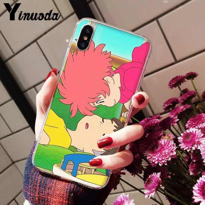 11pro MAX Hayao Miyazaki anime ponyo on the cliff Новый чехол для телефона Fundas iPhone 8 7 6 6S Plus X XS 5 5S SE