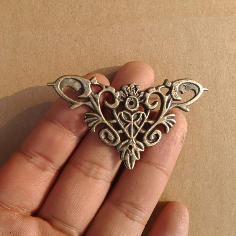 Модные античные бронзовые защитные папки для альбомов и меню 12 шт.|protector|protector corner