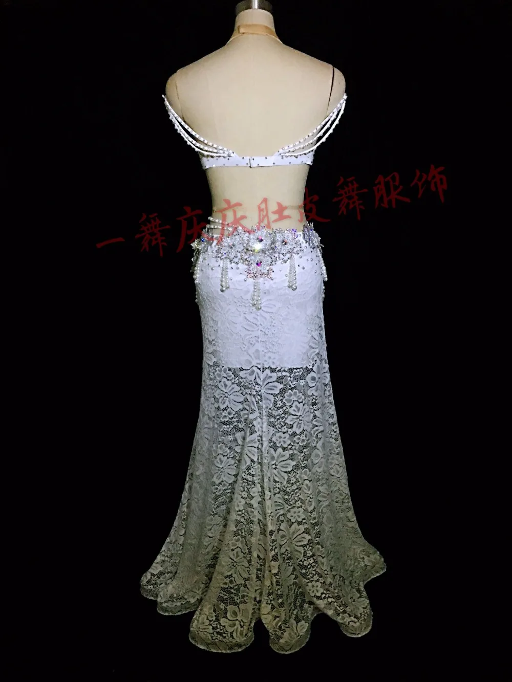 Роскошный бюстгальтер для танца живота + длинная юбка девочек BellyDance Set Костюм