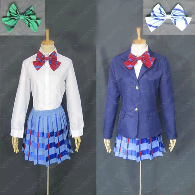 Люблю жить! LoveLive! Tojo Nozomi школьная форма Yazawa Nico Ayase Eli карнавальный костюм Anysize|eli