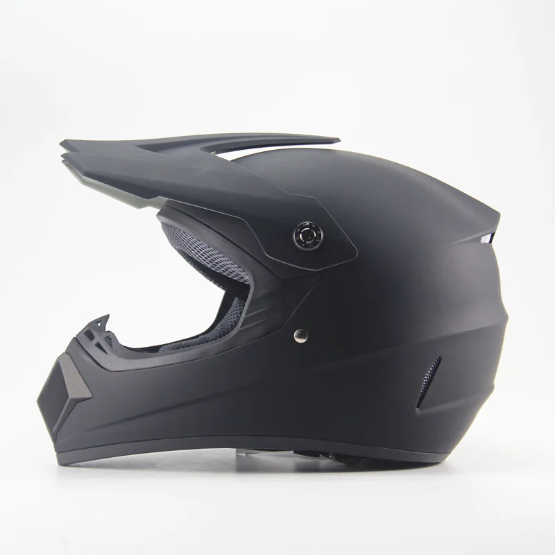 Matte Black Детские мотоциклетные шлемы высокого качества для мальчиков и девочек защитные велосипедные шлемы для мотокросса и спуска MTV DH защитные шлемы для детей - Цвет: Matte Black