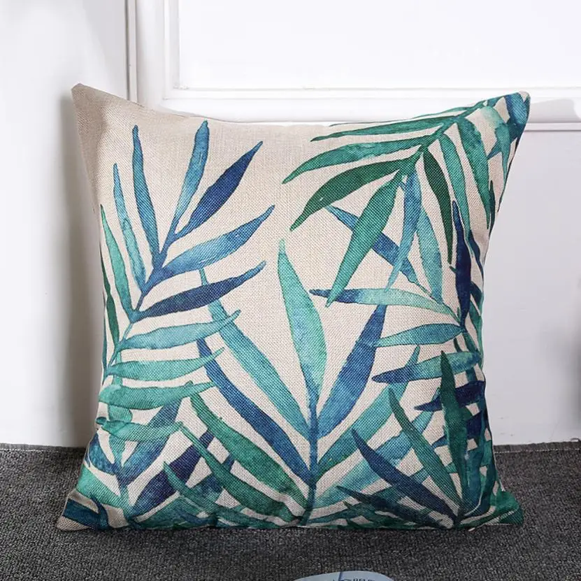 Пасторальный стиль квадратные подушки Наволочки для подушек наволочки