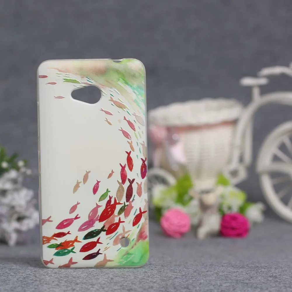 Мягкий ТПУ чехол для Microsoft Nokia Lumia 640 роскошный 3D рельефный мультяшный силиконовый