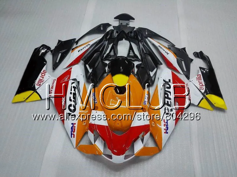 No. 18 Инъекции для Aprilia RS125 06 07 08 09 10 11 RS-125 черного и золотого цвета 119HM17 RSV125 RS4 RS 125 2006 2007 2008 2009 2010 2011 обтекатель - Цвет: No. 18