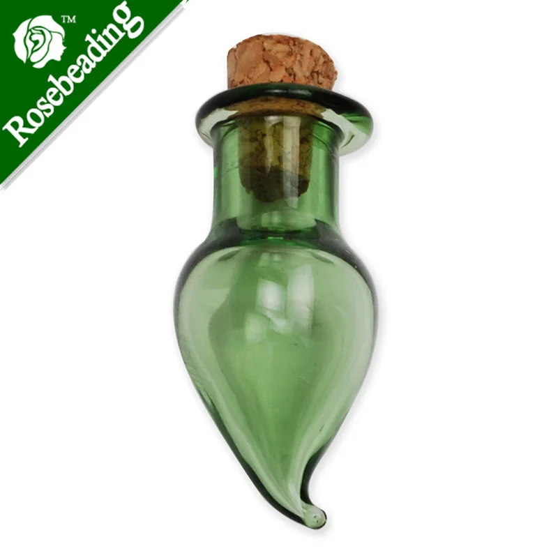 Красочная маленькая пробирка Чили в форме пустой маленькой стеклянной бутылки